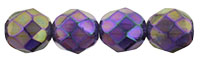 Fire-Polish 8mm : Luster Iris - Tanzanite