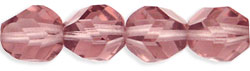Nugget Firepolish 8mm : Med Amethyst