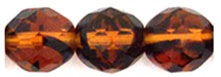 Fire-Polish 10mm : Lt Tortoise