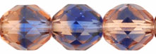 Fire-Polish 10mm : Lt Pink/Blue