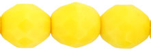 Fire-Polish 10mm : Opaque Yellow
