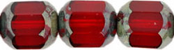 Antique Style Octagonal 10mm : Ruby