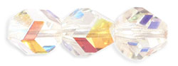 Nugget Fire-Polish 10mm : Crystal AB