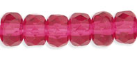 Gem-Cut Rondelle 5 x 3mm : Fuchsia