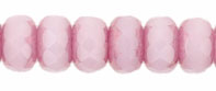 Gem-Cut Rondelle 5 x 3mm : Copper - Soft Pink Opal