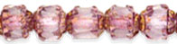Mini Cathedral Beads 4/4mm - Bronze : Crystal