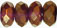 Gem-Cut Rondelle 7 x 5mm : Amethyst - Bronze Vega