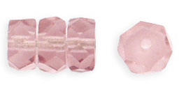 Fire-Polish 6 x 3mm - Rondelle : Lt Amethyst