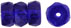 Fire-Polish 6 x 3mm - Rondelle : Cobalt