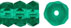 Fire-Polish 6 x 3mm - Rondelle : Emerald