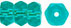 Fire-Polish 6 x 3mm - Rondelle : Lt Teal