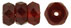 Fire-Polish 6 x 3mm - Rondelle : Garnet