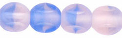 German Style Triangle 6mm : Matte - Lt Pink/Blue