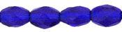 Firepolish 6/4mm - Oval: Cobalt