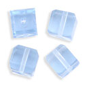 Faceted Cubes 6mm : Lt Sapphire