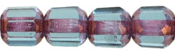 Antique Style Octagonal 6mm - Bronze (smooth) : Alexandrite