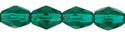 Firepolish 8/6mm - Oval : Emerald