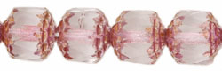 Antique Style Octagonal 8mm - Bronze : Crystal