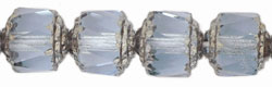 Antique Style Octagonal 8mm - Silver : Alexandrite