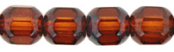 Antique Style Octagonal 8mm : Dk Topaz