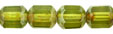 Antique Style Octagonal 8mm : Olivine