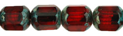 Antique Style Octagonal 8mm : Siam Ruby