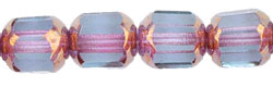 Antique Style Octagonal 8mm - Bronze (smooth) : Alexandrite