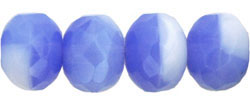 Gem-Cut Rondelle 9 x 6mm : HurriCane Glass - Pegasus