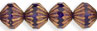 Fluted Firepolish 9mm : Bronze - Cobalt