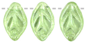 Leaves 12 x 7mm : Luster - Peridot
