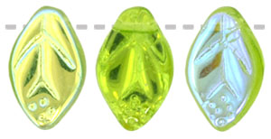 Leaves 12 x 7mm : Olivine AB