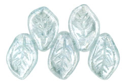 Leaves 14 x 9mm : Luster - Crystal