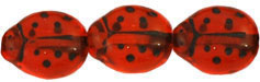 Ladybugs 9 x 7mm : Hyacinth