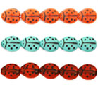 Ladybugs 9 x 7mm