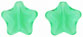 Stars 12mm: Dk Peridot