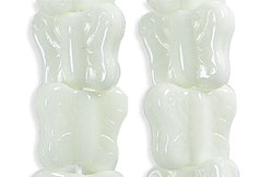 Butterfly 12mm - Vertical Hole : Glow Yellow