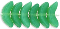 Small Angel Wings 10mm: Milky Dk Peridot