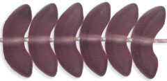 Small Angel Wings 10mm : Matte - Med Amethyst