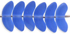 Small Angel Wings 10mm : Matte - Med Sapphire