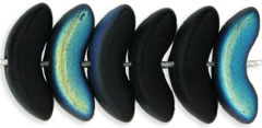Small Angel Wings 10mm : Matte - Jet AB