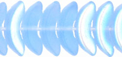 Small Angel Wings 10mm : Matte - Med Sapphire AB