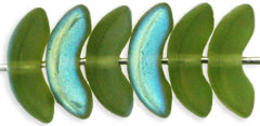 Small Angel Wings 10mm : Matte - Olivine AB