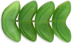 Angel Wings 15mm : Milky Dk Peridot
