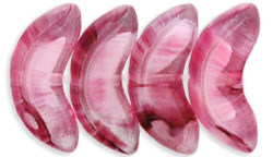 Angel Wings 15mm : Crystal/Pink