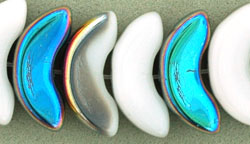 Angel Wings 15mm : 1/2 Prismatic Marea - Opaque White