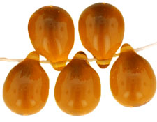 Jumbo Drops 10/14mm : Dk Topaz