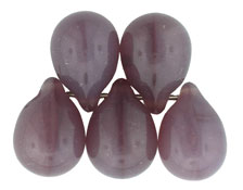 Jumbo Drops 10/14mm : Milky Amethyst
