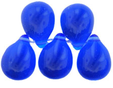 Jumbo Drops 10/14mm : Sapphire