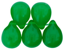 Jumbo Drops 10/14mm : Milky Green