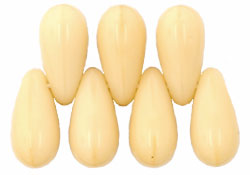 Tear Drops 10 x 5mm : Opaque Lt Beige